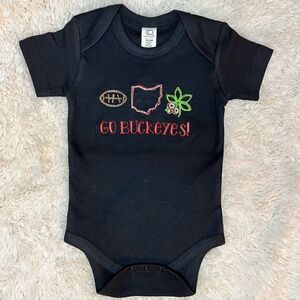 Ohio State Buckeye Baby Onesie